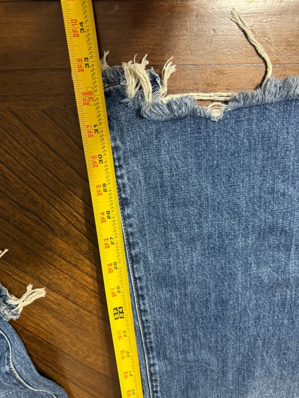 Petra 153 high rise wide leg distressed jeans size 13 - Picture 4 of 7